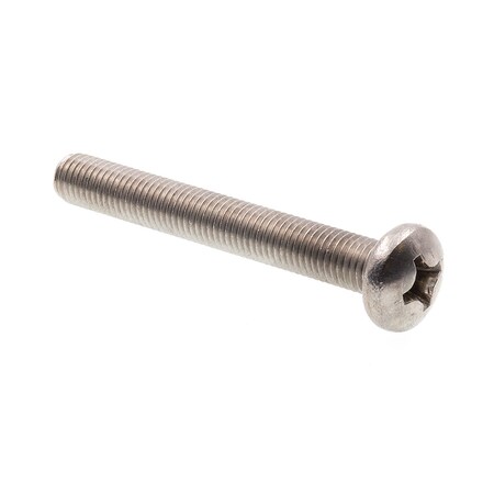 Machine Screw, Pan Head, Phillips Drive 1/4in-28 X 2in 18-8 Stainless Steel 5PK